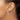 14k White Gold Polished Oval Hoop Earrings - Modern Chic for Everyday Wear - Image 2