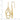 14k Gold Polished Double Teardrop Dangle Earrings - Image 3