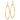 14k Gold Tube Hoop Dangle Earrings for Effortless Everyday Style - Image 1