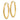 14k 2.5x29mm Lightweight Diamond-cut Oval Tube Hoop Earrings - Image 1