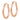 14k Rose Gold Diamond-Cut Polished Tube Hoop Earrings - Image 1