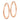 14k Rose Gold Polished Tube Hoop Earrings - Lightweight & Chic - Image 1