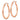 14k Rose Gold Lightweight Tube Hoop Earrings - Chic & Modern - Image 1