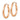 14k Rose Gold Polished Tube Hoop Earrings – Stylish & Lightweight - Image 1