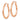 14k Rose Gold Polished Tube Hoop Earrings - Lightweight & Trendy - Image 1