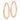 14k Rose Gold Polished Tube Hoop Earrings - Lightweight, Trendy Design - Image 1