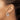 14k White Gold Polished Tube Hoop Earrings - Modern Chic Style - Image 2