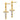 14k Two-Tone Hollow Crucifix Earrings for Bold Style - Image 1