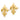 14k Gold Fleur-De-Lis Post Earrings for Effortless Style - Image 1
