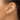 14K Gold Leap Frog Post Earrings for Playful Elegance - Image 3