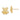14K Gold Leap Frog Post Earrings for Playful Elegance - Image 1