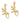14K Polished Gecko Dangle Earrings - Image 2