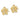 14K Gold Textured Plumeria Flower Earrings for Effortless Style - Image 2