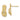 14K Gold Large Flip-Flop Earrings for a Playful Touch - Image 1