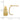 14K Gold Diamond-Cut Flower J-Hoop Earrings for a Trendy Look - Image 4