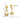 14K Gold 3D Mini Basket Drop Earrings - Image 4