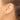 14K Two-Tone Floral Hoop Earrings for Effortless Style - Image 3