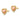 14k Two-Tone Beaded Heart Post Earrings - Image 2
