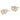14K and White Rhodium Polished Intertwined Hearts Post Earrings - Image 2