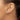 14k White Gold Diamond-Cut Heart Earrings for Effortless Style - Image 3