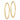 14k Gold Diamond-Cut Endless Hoop Earrings in Square-Tube Design - Image 2