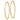 14k 1.35x50mm Diamond-cut Square-Tube Endless Hoop Earrings - Image 2