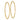 14k Gold Diamond-Cut Square Tube Endless Hoop Earrings - Image 2