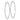 14k White Gold Diamond-Cut Endless Hoop Earrings - Image 2