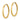 14k 2.5x25mm Polished Faceted Tube Hoop Earrings - Image 2