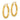 14k Gold Polished Satin Diamond-Cut Hoop Earrings - Image 2