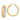 14k White Rhodium Polished Satin Diamond-cut In/Out Hoop Earrings - Image 5