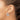 14k White Gold Polished, Satin & D/C In/Out Hoop Earrings - Image 3