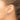 14k White Gold Polished & Satin 3mm Hoop Earrings - Image 3