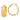 14k Gold Satin and Diamond-Cut Hoop Earrings - Image 1