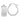 14k White Gold Diamond-cut Hoop Earrings - Image 1