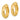 14k Gold Polished Fancy Hoop Earrings - Image 2
