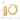 14k Gold Polished Hoop Earrings – Chic and Modern Statement Style - Image 4