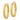 14k Gold Diamond-Cut Satin Hoop Earrings - Image 2