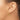 14k 1.75x21mm Satin Diamond-cut Square Tube Hoop Earrings - Image 3