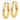 14k Gold Polished Oval Tube Hoop Earrings - Chic Everyday Style - Image 2