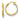 14k Two-Tone Polished Double Hoop Earrings - Image 1
