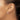 14k White and Rose Gold Fancy Hoops - Image 3