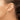 14k White and Rose Gold Diamond-Cut Hoop Earrings - Image 3