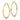 14k Two-tone with White Rhodium D/C Heart Hoop Earrings - Image 2