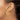 14K Gold Polished & Textured Hinged Hoop Earrings - Image 3