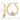 14K Tri-color Guadalupe Hoop Earrings - Image 4