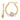 14K Tri-color Guadalupe Hoop Earrings - Image 1