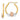 14K Tri-color Guadalupe Hoop Earrings - Image 5