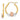 14K Tri-color Guadalupe Hoop Earrings - Image 7