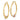 14K Tri-Color Gold Guadalupe Hoop Earrings for a Chic Look - Image 2